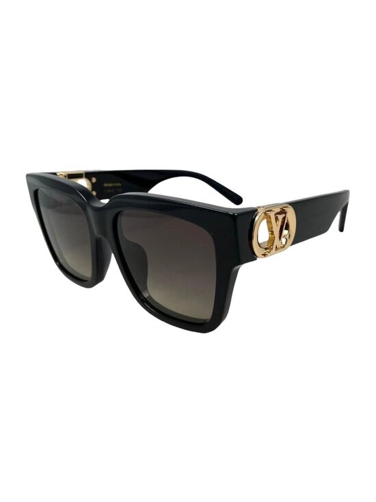 Louis Vuitton Sunglasses LV Link Square LV Logo Black Gold Eyewear main image 5